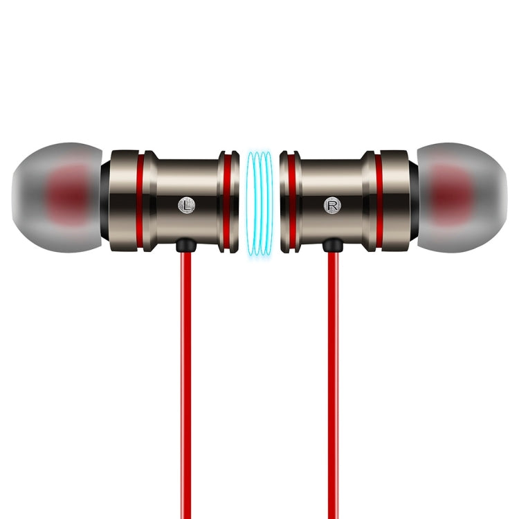 BTH-828 Magnetic In-Ear Sport Wireless Bluetooth V4.1 Stereo Waterproof Earbuds Earphone with Mic, for iPhone, Samsung, HTC, LG, Sony and other Smartphones by bashfashion