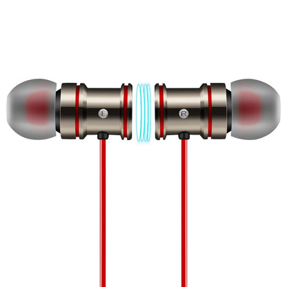 BTH-828 Magnetic In-Ear Sport Wireless Bluetooth V4.1 Stereo Waterproof Earbuds Earphone with Mic, for iPhone, Samsung, HTC, LG, Sony and other Smartphones by bashfashion
