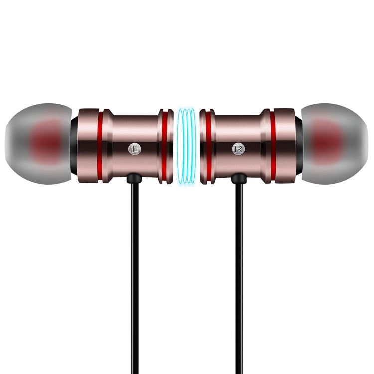 BTH-828 Magnetic In-Ear Sport Wireless Bluetooth V4.1 Stereo Waterproof Earbuds Earphone with Mic, for iPhone, Samsung, HTC, LG, Sony and other Smartphones by bashfashion