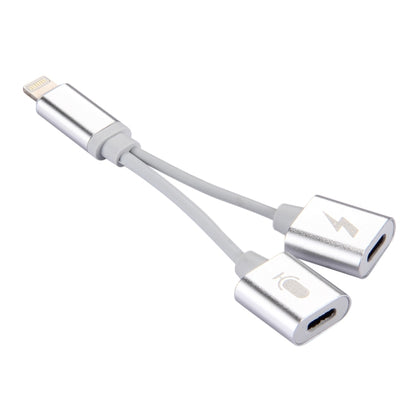 8 Pin Male to Female Charger + 8 Pin Female Audio Adapter, Support iOS 10.3.1 or Above Phones & Call Function by bashfashion