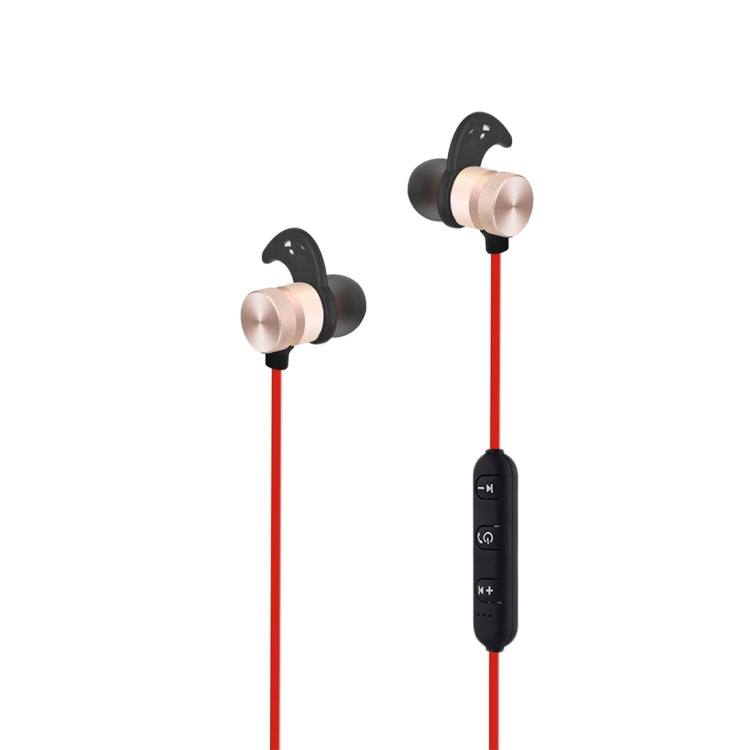 BTH-838 Stereo Sound Quality Magnetic Absorption V4.1 Bluetooth Sports Headset, Bluetooth Distance: 10m, For iPad, iPhone, Galaxy, Huawei, Xiaomi, LG, HTC and Other Smart Phones(Red) by bashfashion