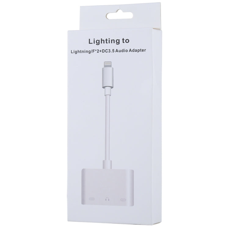 8 Pin Male to Dual 8 Pin Female & 3.5mm Female Audio Adapter by bashfashion