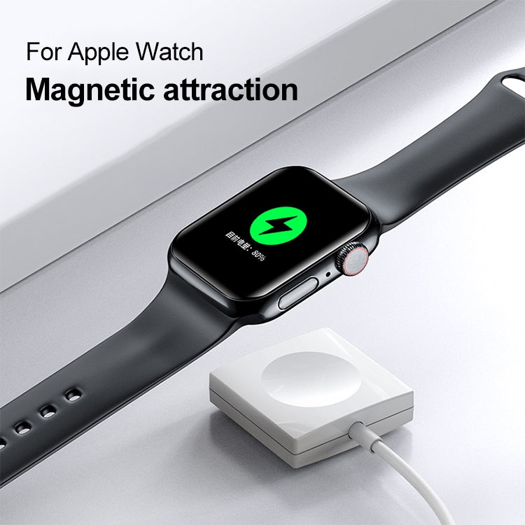 adj-981 Portable Magnetic Wireless Charger for Apple Watch (White) by bashfashion