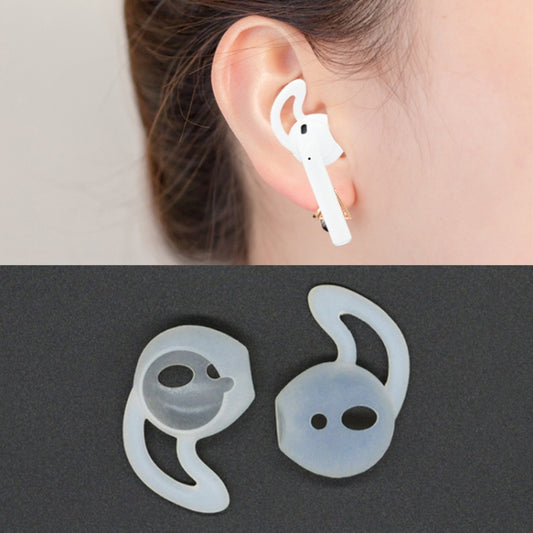 2pcs Wireless Bluetooth Earphone Silicone Ear Caps Earpads for Apple AirPods (Transparent) by bashfashion