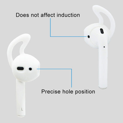 2pcs Wireless Bluetooth Earphone Silicone Ear Caps Earpads for Apple AirPods(White) by bashfashion