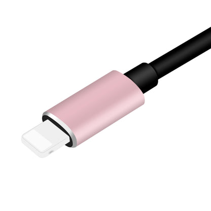 ENKAY Hat-prince HC-15 8 Pin + 3.5mm Jack to 8 Pin Charge Audio Adapter Cable, Support up to iOS 15.0(Rose Gold) by ENKAY