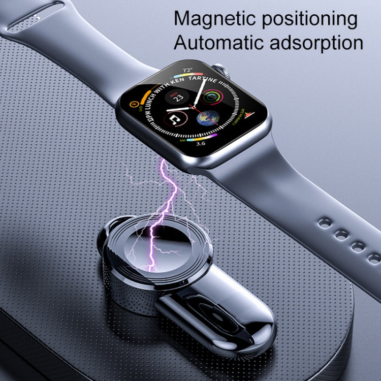K02 Universal Portable Magnetic Wireless Charger for Apple Watch Series 6 / 5 / SE / 4 / 3 / 2 / 1(White) by bashfashion