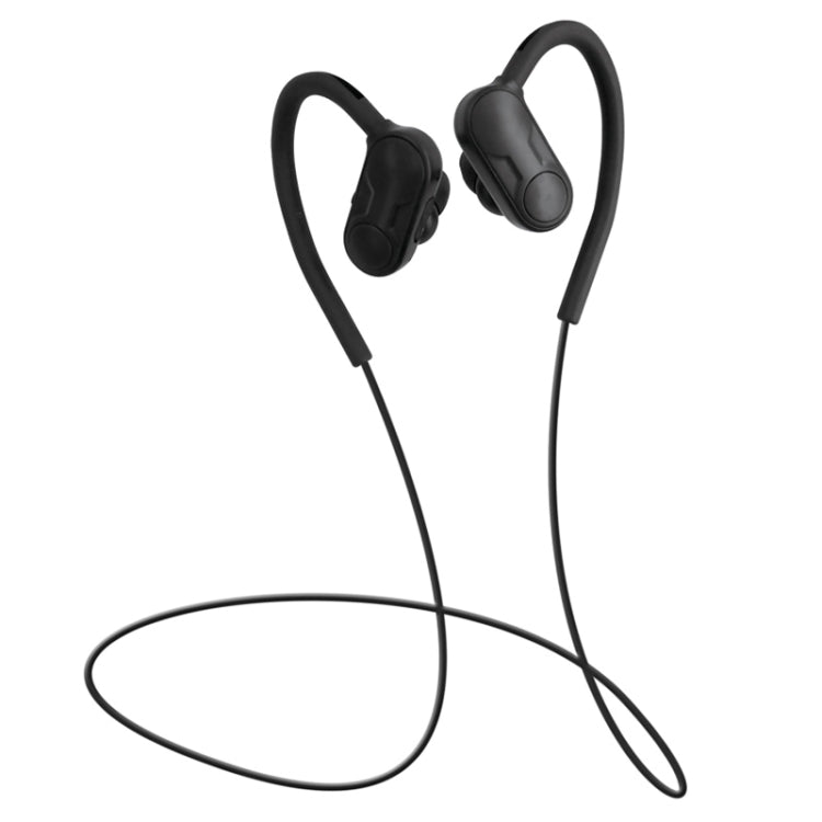 BTH-Y9 Ultra-light Ear-hook Wireless V4.1 Bluetooth Earphones with Mic(Black) by bashfashion