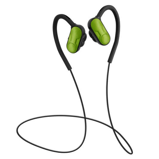 BTH-Y9 Ultra-light Ear-hook Wireless V4.1 Bluetooth Earphones with Mic(Green) by bashfashion