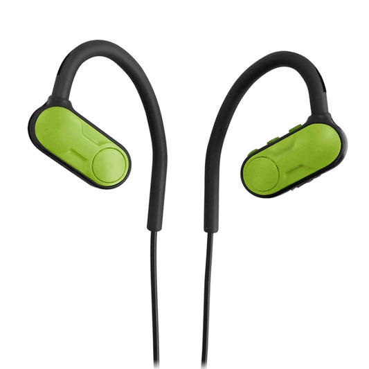 BTH-Y9 Ultra-light Ear-hook Wireless V4.1 Bluetooth Earphones with Mic(Green) by bashfashion