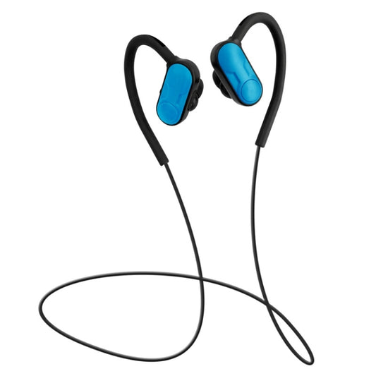 BTH-Y9 Ultra-light Ear-hook Wireless V4.1 Bluetooth Earphones with Mic(Blue) by bashfashion