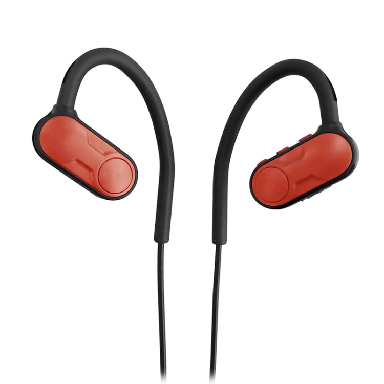 BTH-Y9 Ultra-light Ear-hook Wireless V4.1 Bluetooth Earphones with Mic(Red) by bashfashion