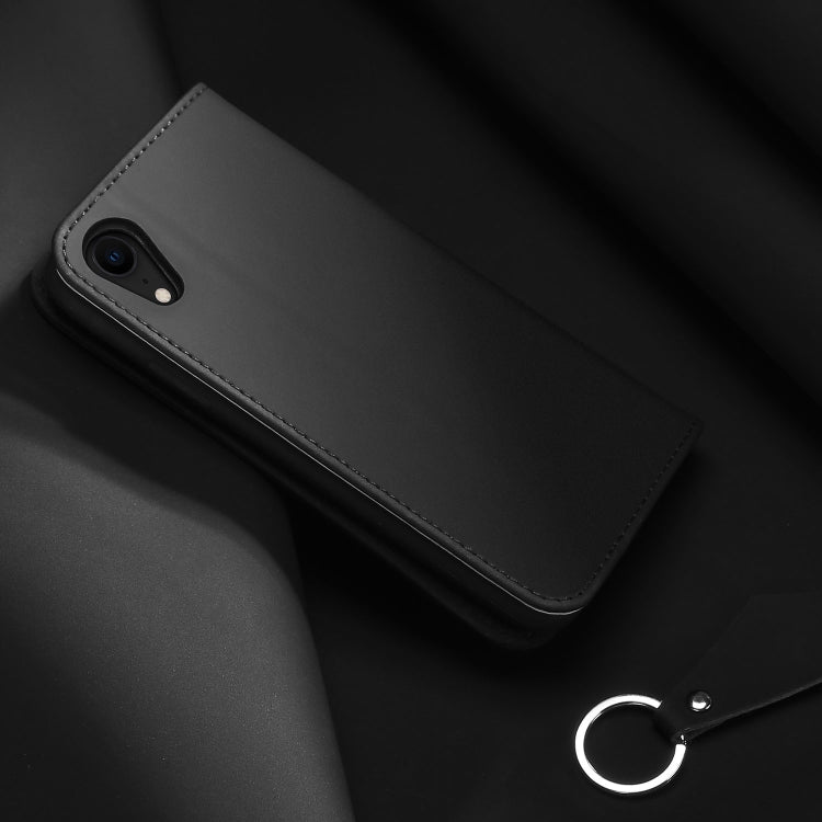 For iPhone XR DUX DUCIS WISH Series TPU + PU + Leather Case with Card Slots & Wallet (Black) by DUX DUCIS