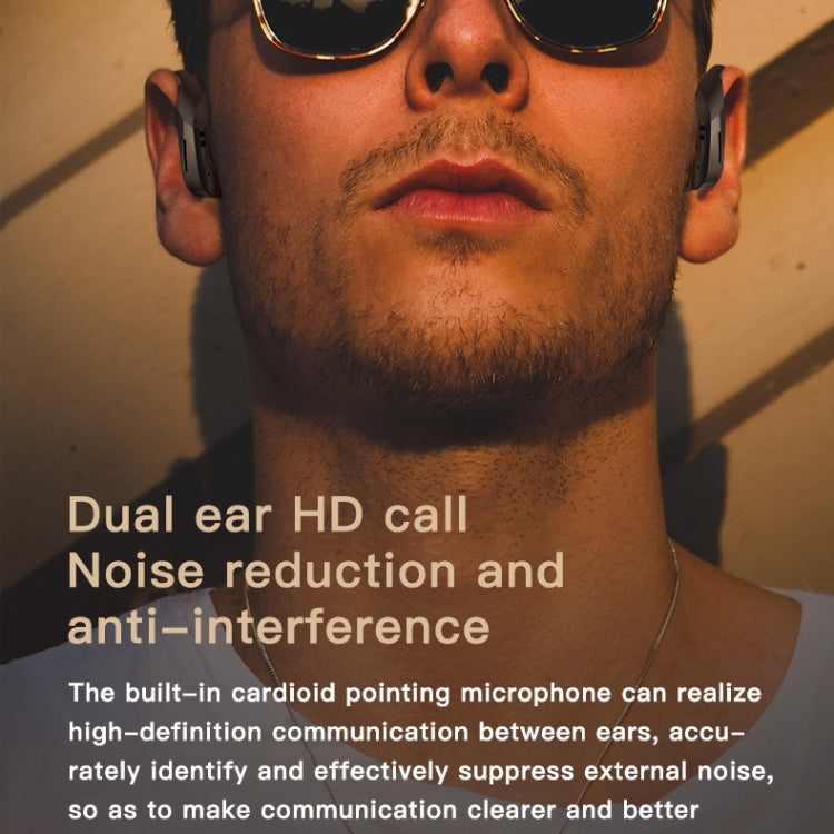 258 Wireless Ear-mounted Bluetooth Earphone with Charging Box & Digital Display, Support Touch & HD Call & Voice Assistant & NFC (White) by bashfashion