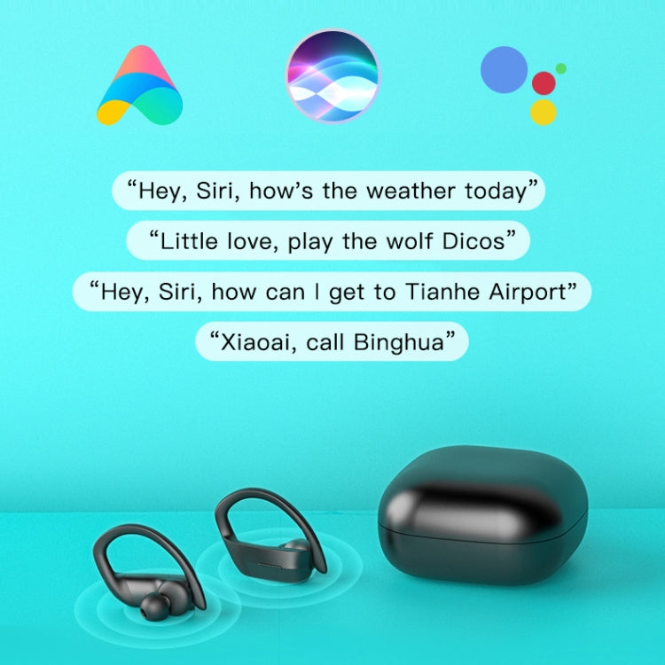 258 Wireless Ear-mounted Bluetooth Earphone with Charging Box & Digital Display, Support Touch & HD Call & Voice Assistant & NFC (White) by bashfashion