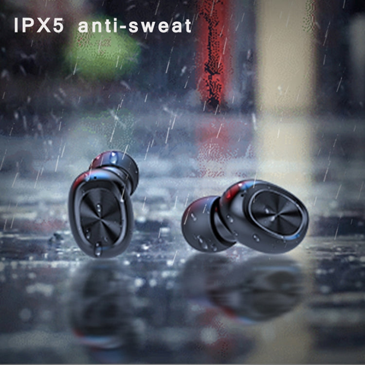 263 TWS CVC8.0 Noise Cancelling Bluetooth Earphone with Charging Box, Support Touch & Three-screen LED Battery Display & Phone Holder & Power Bank & HD Call & Voice Assistant(Black) by bashfashion