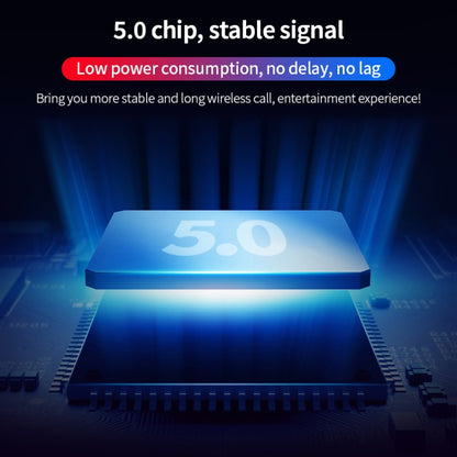 A10 TWS Space Capsule Shape Wireless Bluetooth Earphone with Magnetic Charging Box & Lanyard, Support HD Call & Automatic Pairing Bluetooth(White) by bashfashion