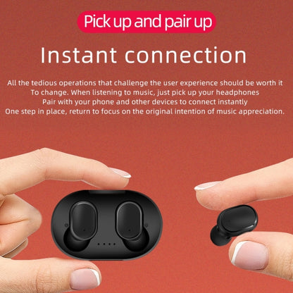 A6S IPX4 Waterproof Bluetooth 5.0 Wireless Bluetooth Earphone with Charging Box, Support for HD Calls & Siri & IOS Power Display (Pink) by bashfashion