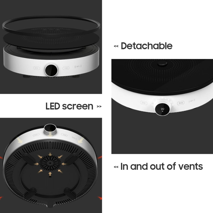 Original Xiaomi Mijia 2100W OLED Screen Induction Cooker 2 NFC Connection App Control, US Plug by Xiaomi
