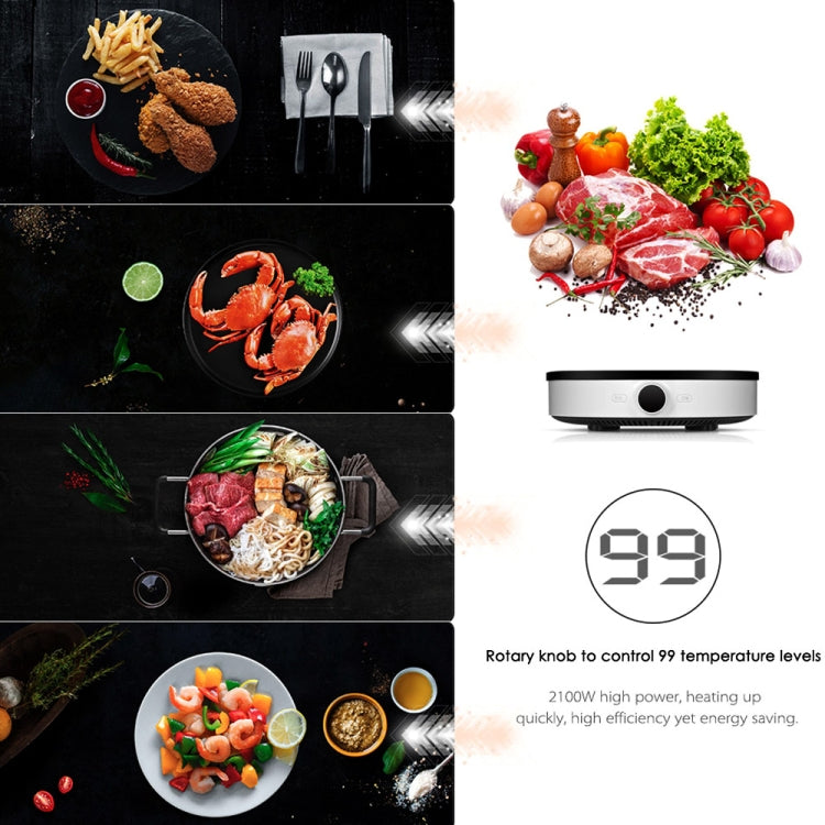 Original Xiaomi Mijia 2100W OLED Screen Induction Cooker 2 NFC Connection App Control, US Plug by Xiaomi