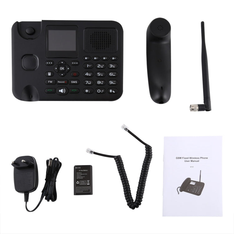 ZT9000 2.4 inch TFT Screen Fixed Wireless GSM Business Phone, Quad band: GSM 850/900/1800/1900Mhz (Black) by bashfashion