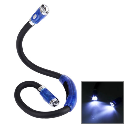 DAMOIL Flexible Eyeshield LED Reading Lights, Creative Double Head Hands-free Neck Stereo Flashlight Working Light Auto Lamp with 4 LED Light & Soft Rubber Grip Neck Pad by bashfashion