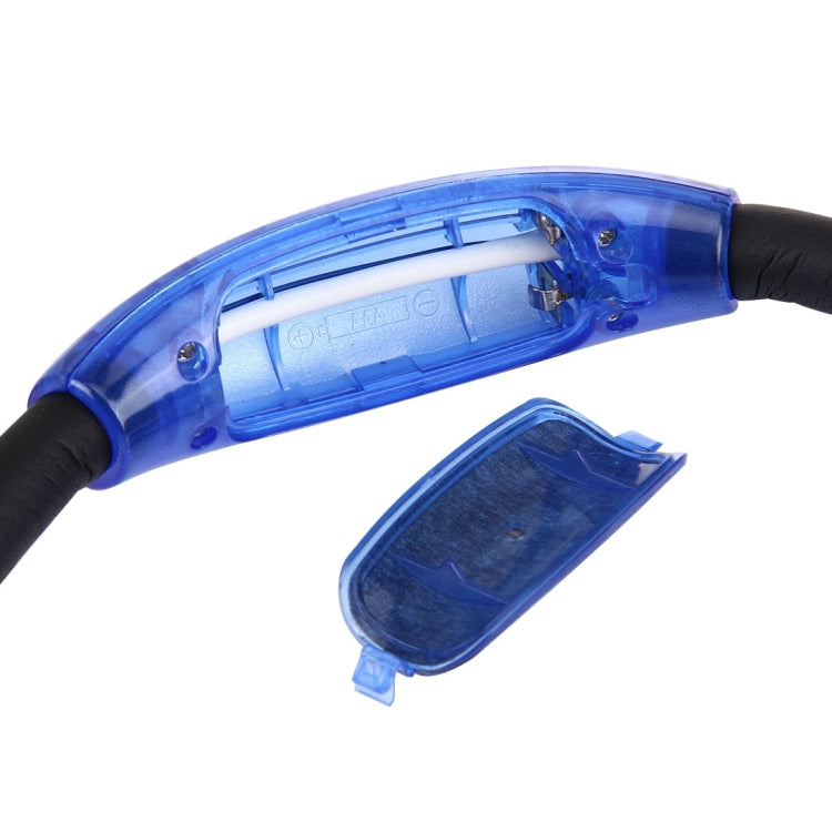 DAMOIL Flexible Eyeshield LED Reading Lights, Creative Double Head Hands-free Neck Stereo Flashlight Working Light Auto Lamp with 4 LED Light & Soft Rubber Grip Neck Pad by bashfashion