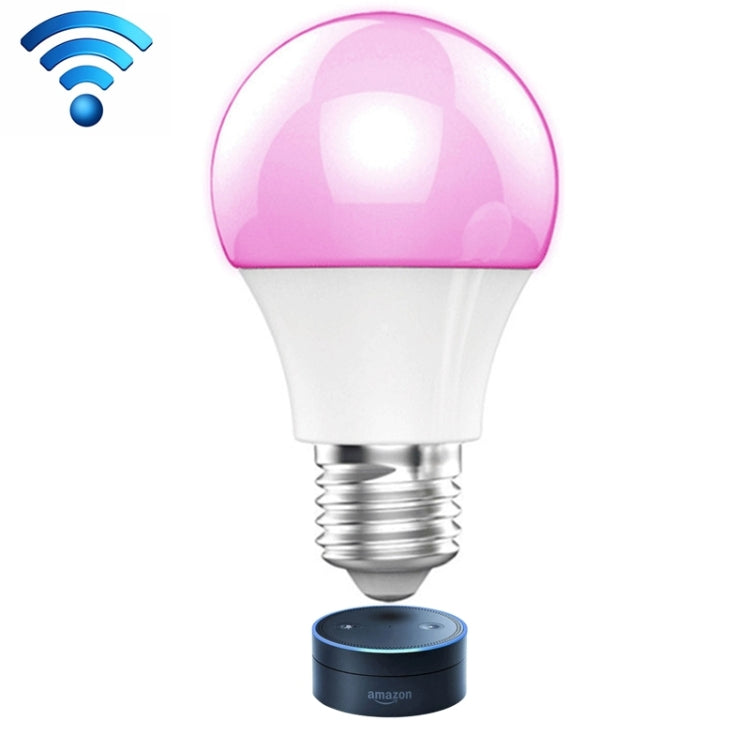 E26 / E27 Port 10W RGB+White Light LED WiFi Smart Light Bulb , Works with Alexa Echo & Google Home, Effective Control Distance: 50m, AC 110V by bashfashion