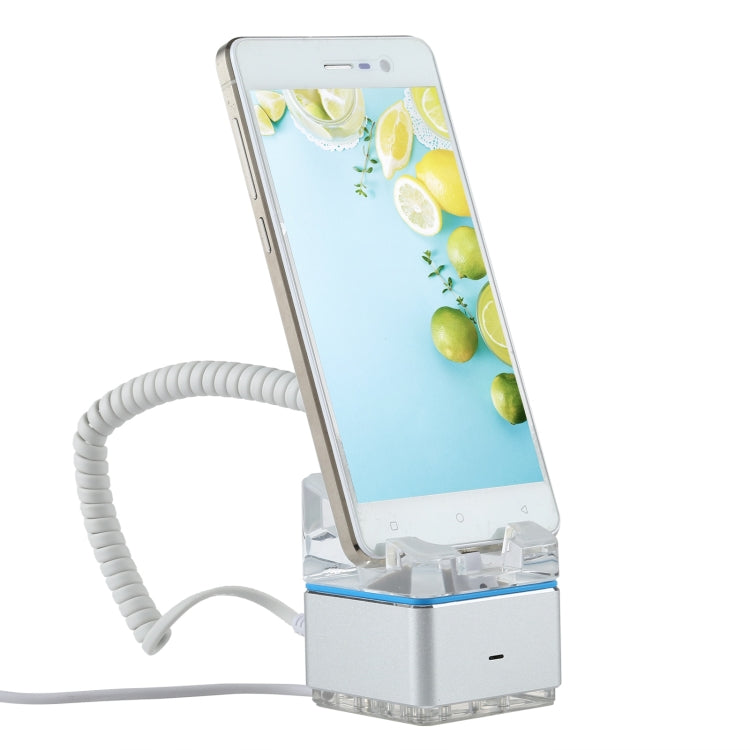 Anti-theft Alarm Stand Security System Burglar Alarm / Anti-theft Alarm Display Holder for Mobile Phones with Micro-USB Port(White) by bashfashion