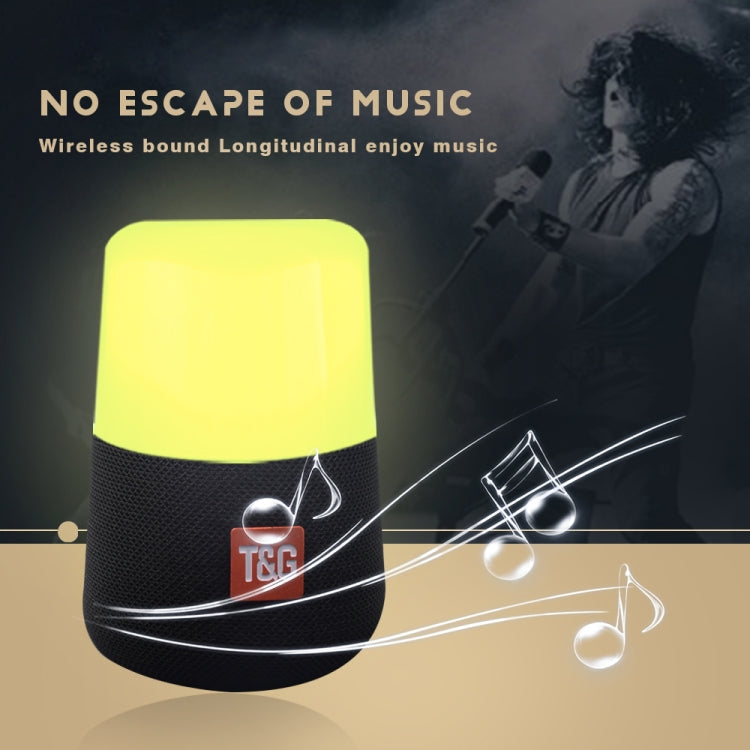 T&G TG168 Portable Wireless Bluetooth V5.0 Stereo Speaker with Handle, Built-in MIC, Support Flashing LED Light & TF Card & U Disk & AUX IN & FM(Cyan) by T&G