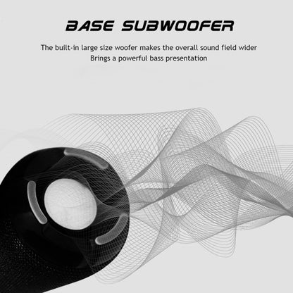 T&G TG168 Portable Wireless Bluetooth V5.0 Stereo Speaker with Handle, Built-in MIC, Support Flashing LED Light & TF Card & U Disk & AUX IN & FM(Cyan) by T&G