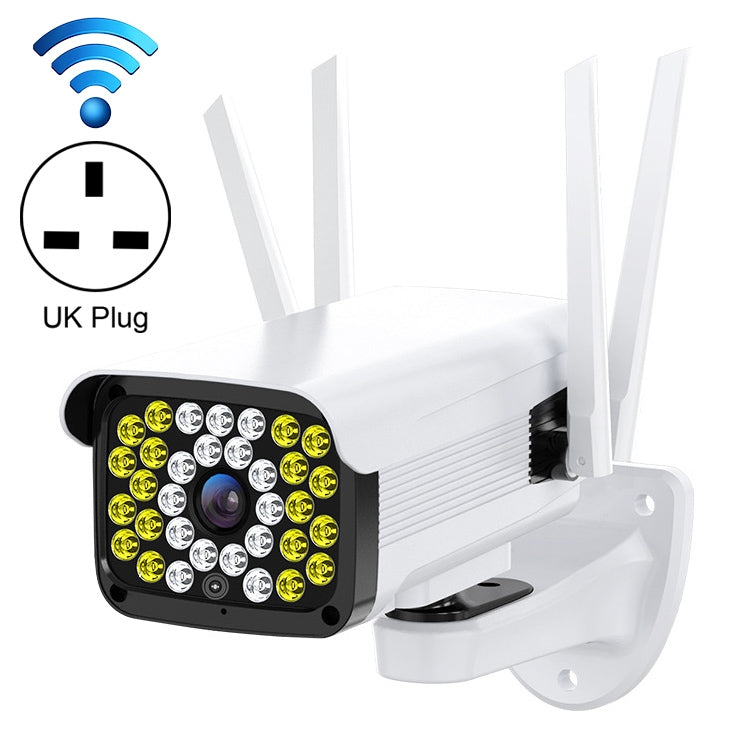 Difang DF-36Q Outdoor HD Surveillance IP Camera, Support Voice Intercom & Night Vision & Human Figure Detection & TF Card, WiFi + HD Fixed Version, UK Plug by Difang