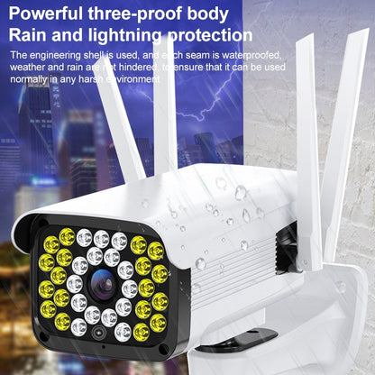 Difang DF-36Q Outdoor HD Surveillance IP Camera, Support Voice Intercom & Night Vision & Human Figure Detection & TF Card, WiFi + HD PTZ Rotation + Power-off Endurance, US Plug by Difang