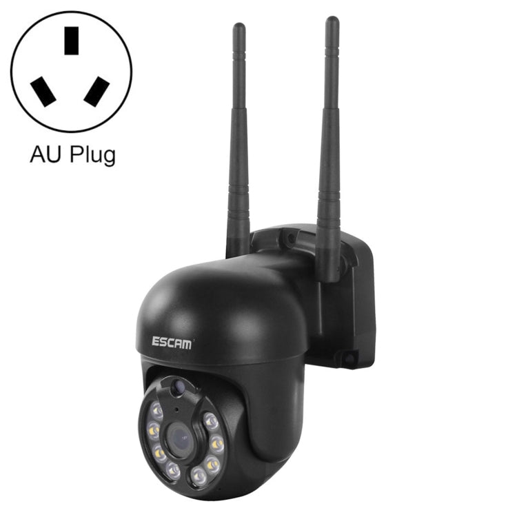 ESCAM WNK610 3.0 Million Pixels Wireless Dome IP Camera, Support Motion Detection & Two-way Audio & Full-color Night Vision & TF Card, AU Plug by ESCAM