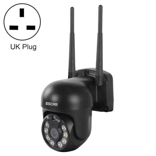 ESCAM WNK610 3.0 Million Pixels Wireless Dome IP Camera, Support Motion Detection & Two-way Audio & Full-color Night Vision & TF Card, UK Plug by ESCAM