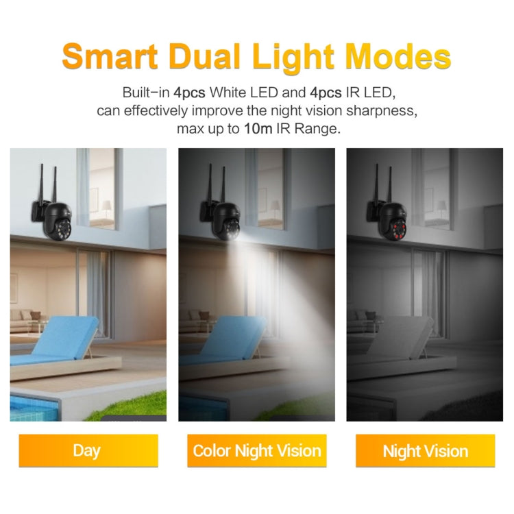 ESCAM WNK610 3.0 Million Pixels Wireless Dome IP Camera, Support Motion Detection & Two-way Audio & Full-color Night Vision & TF Card, UK Plug by ESCAM