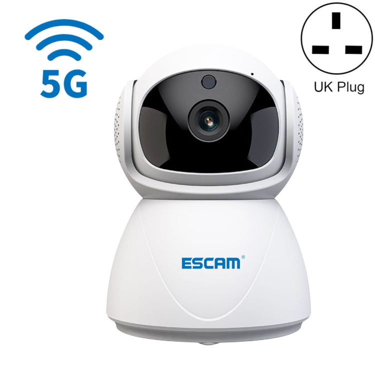 ESCAM PT201 HD 1080P Dual-band WiFi IP Camera, Support Night Vision / Motion Detection / Auto Tracking / TF Card / Two-way Audio, UK Plug by ESCAM