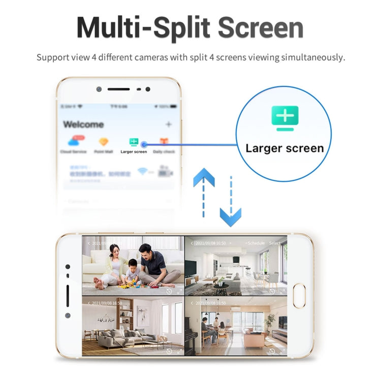 ESCAM PT201 HD 1080P Dual-band WiFi IP Camera, Support Night Vision / Motion Detection / Auto Tracking / TF Card / Two-way Audio, AU Plug by ESCAM