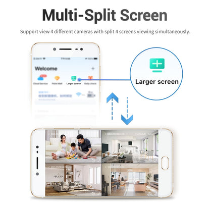 ESCAM PT201 HD 1080P Dual-band WiFi IP Camera, Support Night Vision / Motion Detection / Auto Tracking / TF Card / Two-way Audio, EU Plug by ESCAM