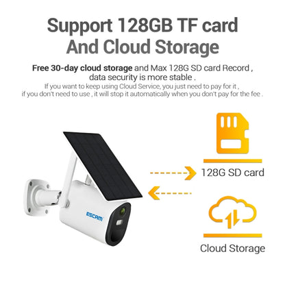 ESCAM QF490 HD 1080P 4G Solar Panel IP Camera, Southeast Asia Version by ESCAM