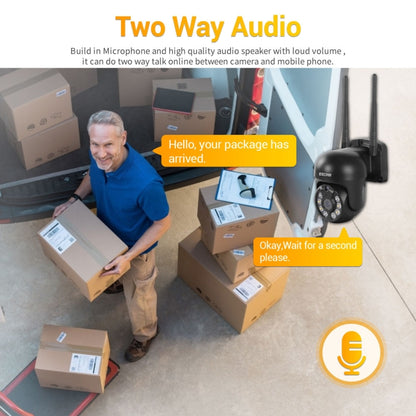 ESCAM WNK614 HD 3.0 Million Pixels 8-channel Wireless + 4IPC Wireless NVR Security System, EU Plug by ESCAM