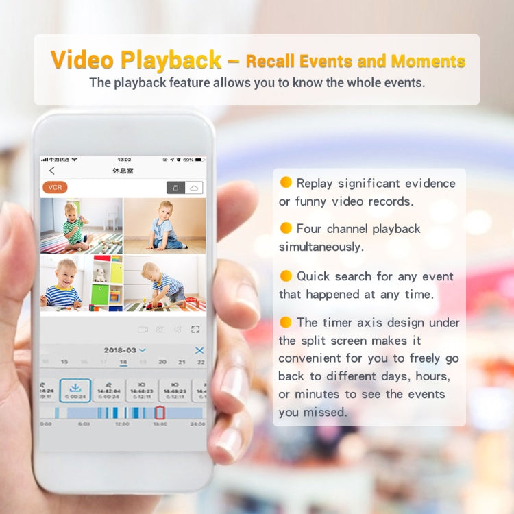 ESCAM WNK614 HD 3.0 Million Pixels 8-channel Wireless + 4IPC Wireless NVR Security System, US Plug by ESCAM