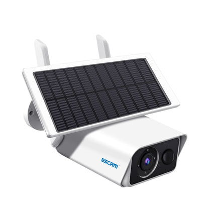 ESCAM QF180 H.265 3MP Solar Wifi IP Camera, Without Battery(White) by ESCAM