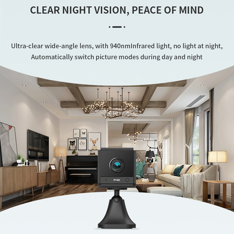 CAMSOY S20 1080P WiFi Wireless Network Action Camera Wide-angle Recorder with Mount (Black) by CAMSOY