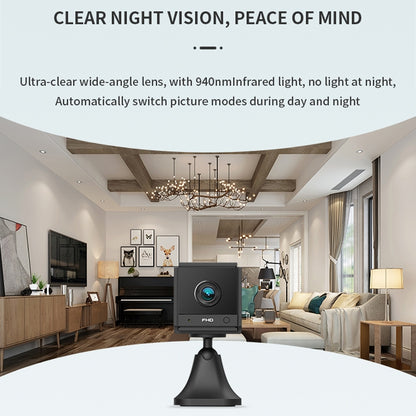 CAMSOY S20 1080P WiFi Wireless Network Action Camera Wide-angle Recorder with Mount (Black) by CAMSOY