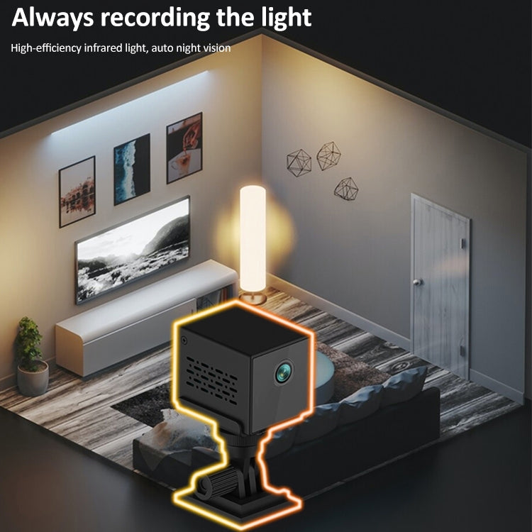 CAMSOY S30 1080P Long Battery Life WiFi Wireless Network Action Camera Wide-angle Recorder with Mount by CAMSOY