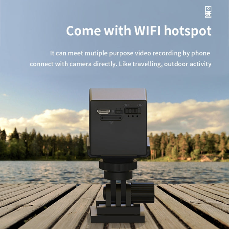 CAMSOY S30 1080P Long Battery Life WiFi Wireless Network Action Camera Wide-angle Recorder with Mount by CAMSOY