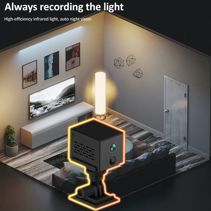 CAMSOY S30W 1080P Low Power Consumption WiFi Wireless Network Action Camera Wide-angle Recorder with Mount by CAMSOY