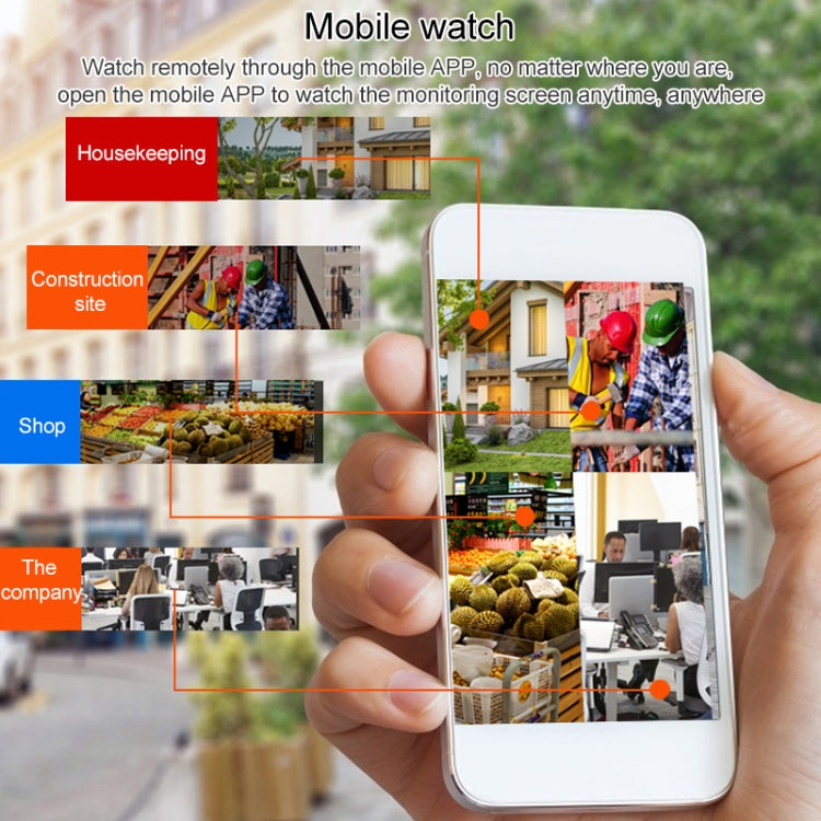 AL-63 2.0 Million Pixels 1080P HD WiFi IP Camera, Support Night Vision & Motion Detection & Two-way Intercom & TF Card, EU Plug by bashfashion