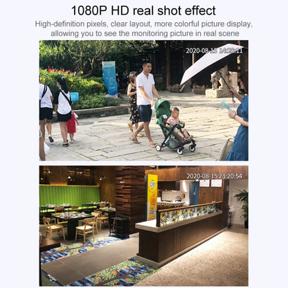 AL-63 2.0 Million Pixels 1080P HD WiFi IP Camera, Support Night Vision & Motion Detection & Two-way Intercom & TF Card, EU Plug by bashfashion